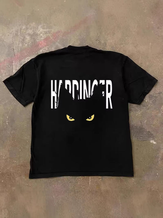 Oversized Cotton Graphic T-Shirt