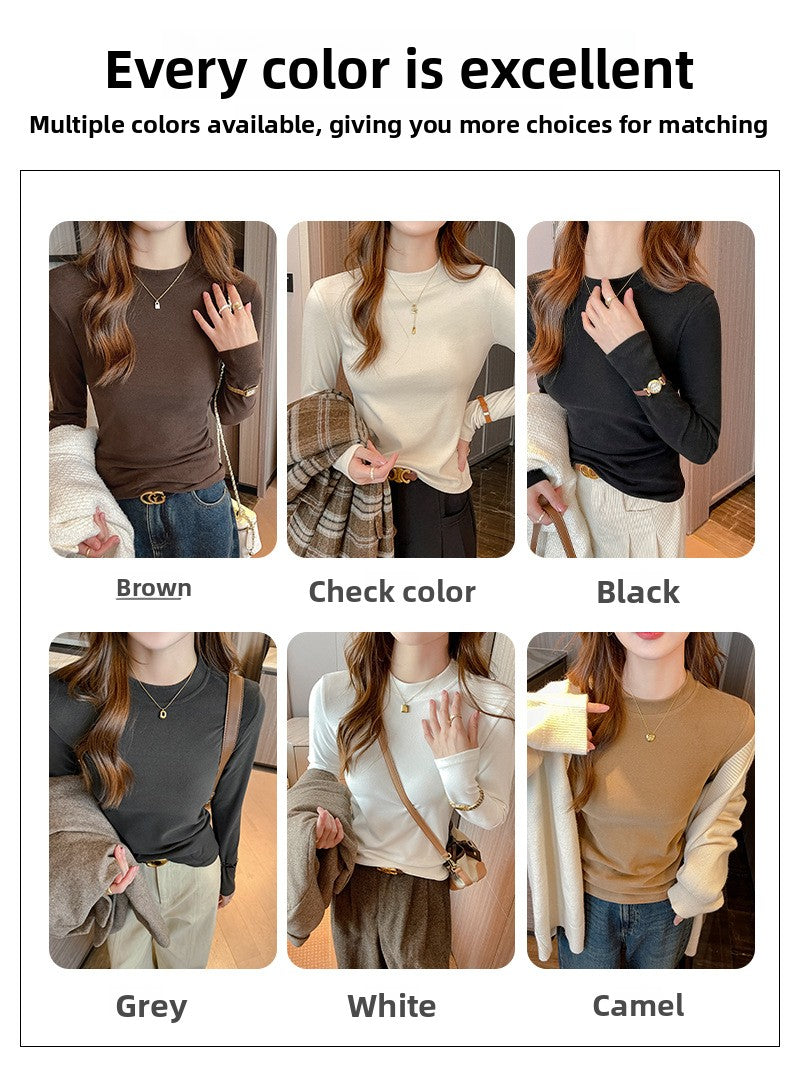 Women's long-sleeved base top with a fitted design